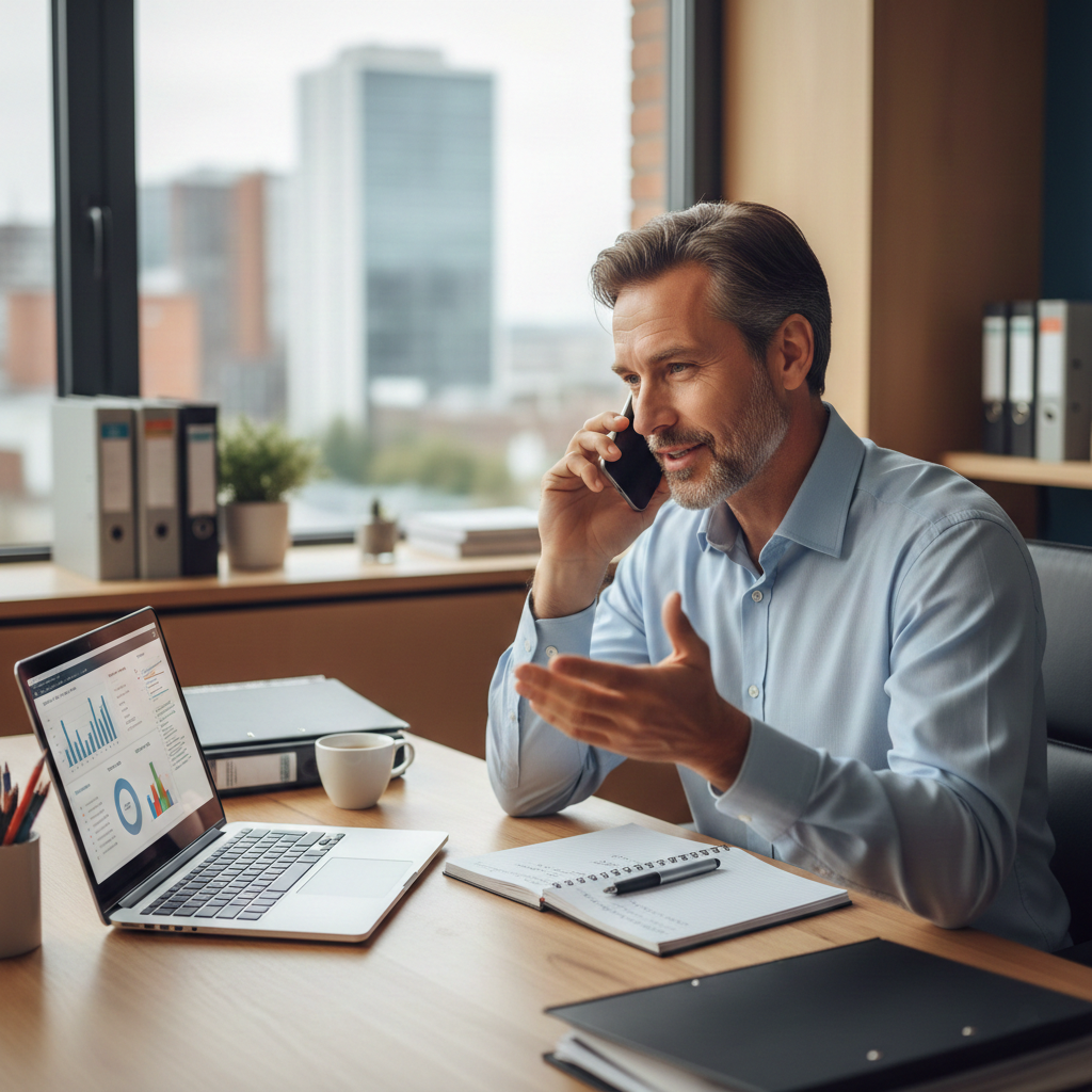 Beratungsgespräch zwischen Kunde und Fachberater